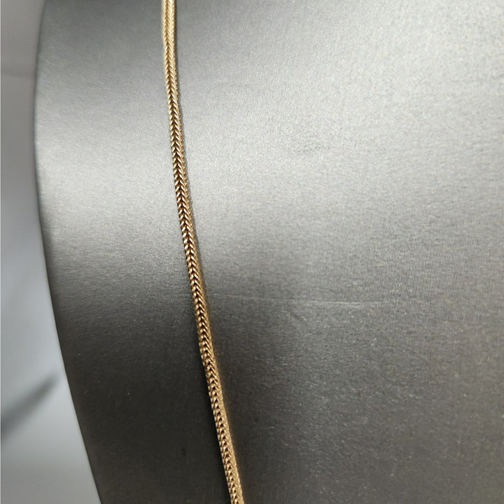 18 K Yellow Gold Snake Chain Necklace 24"