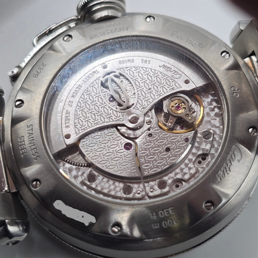 Cartier Pasha Grille 38mm Automatic Steel Watch W31040H3