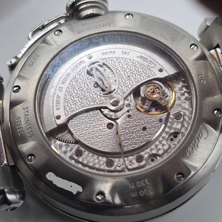 Cartier Pasha Grille 38mm Automatic Steel Watch W31040H3