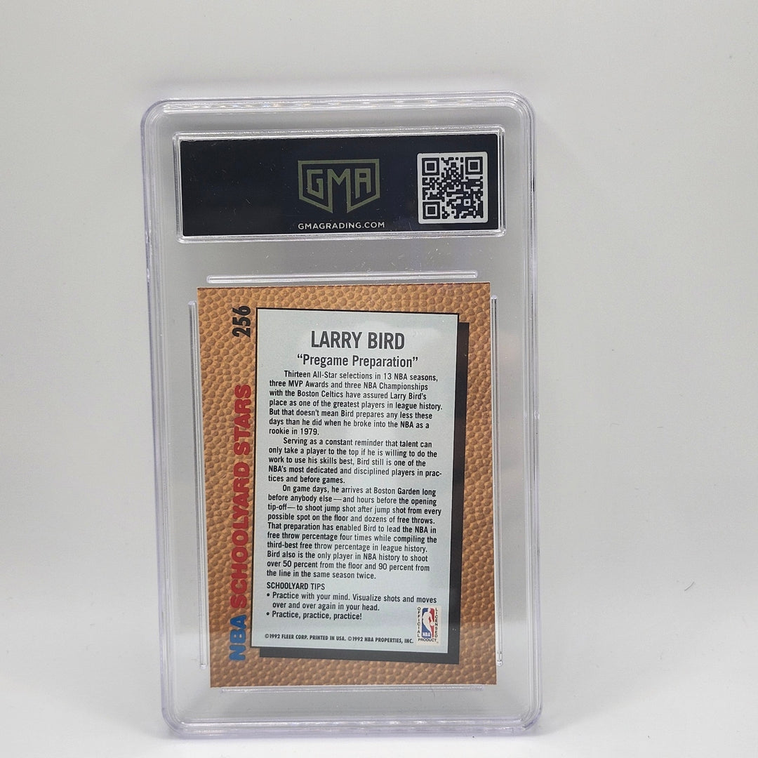 1992 Fleer Larry Bird #256 NBA Stars Boston Celtics GMA Gem Mint 10 !