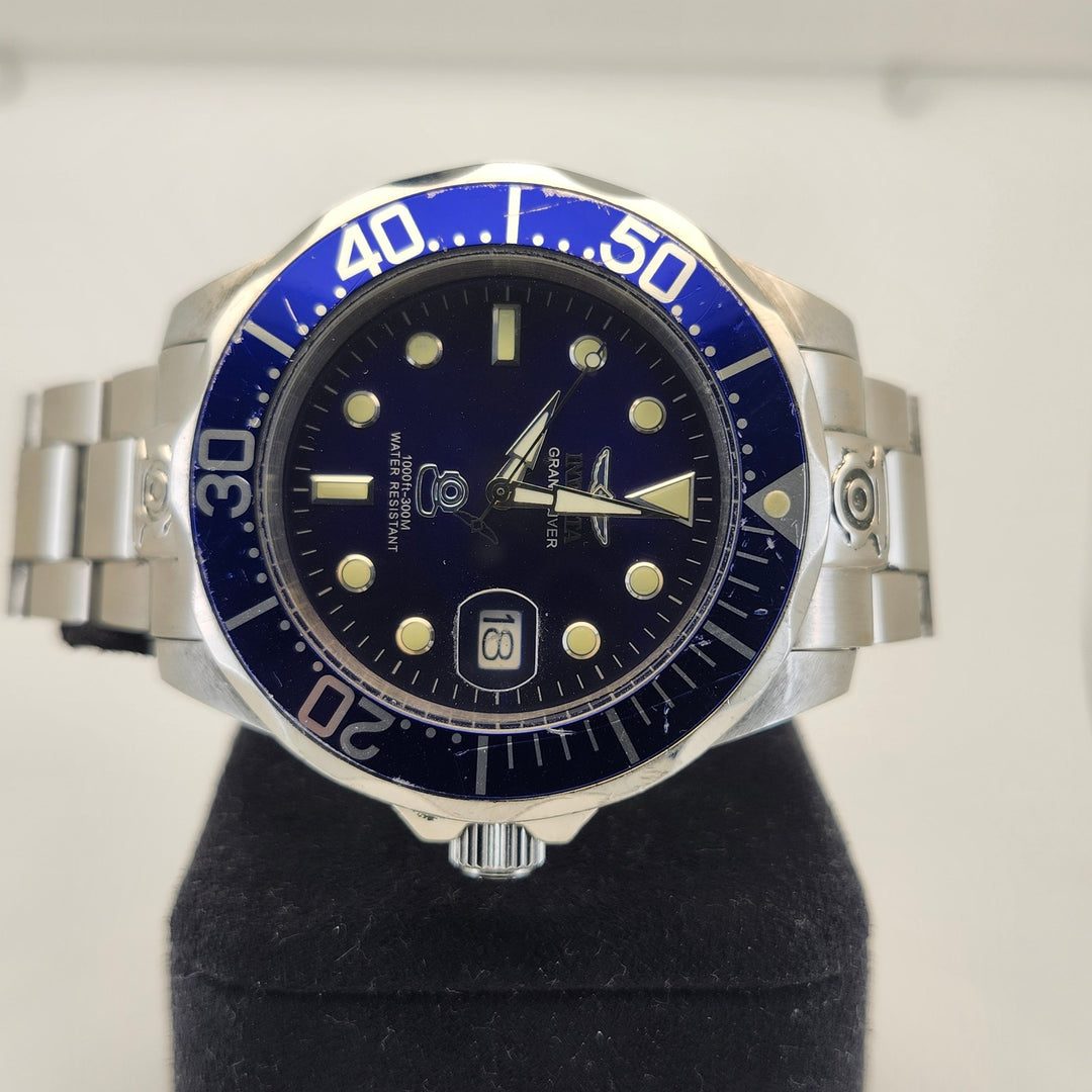 Invicta Grand Diver 3045 Automatic 47mm Blue Dial Stainless Steel Men's Watch
