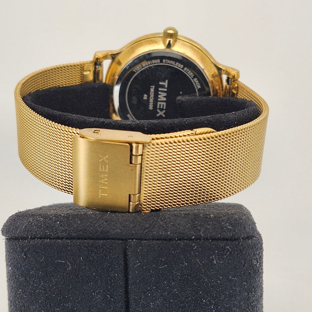 Timex Gold Tone Mesh Watch TW2R36100