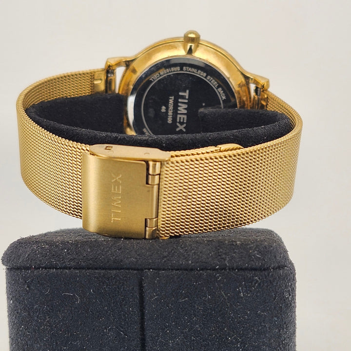 Timex Gold Tone Mesh Watch TW2R36100