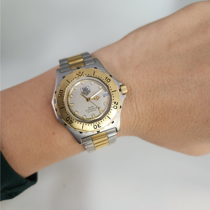 Vintage TAG Heuer 3000 Professional Two-Tone Quartz Watch 200M