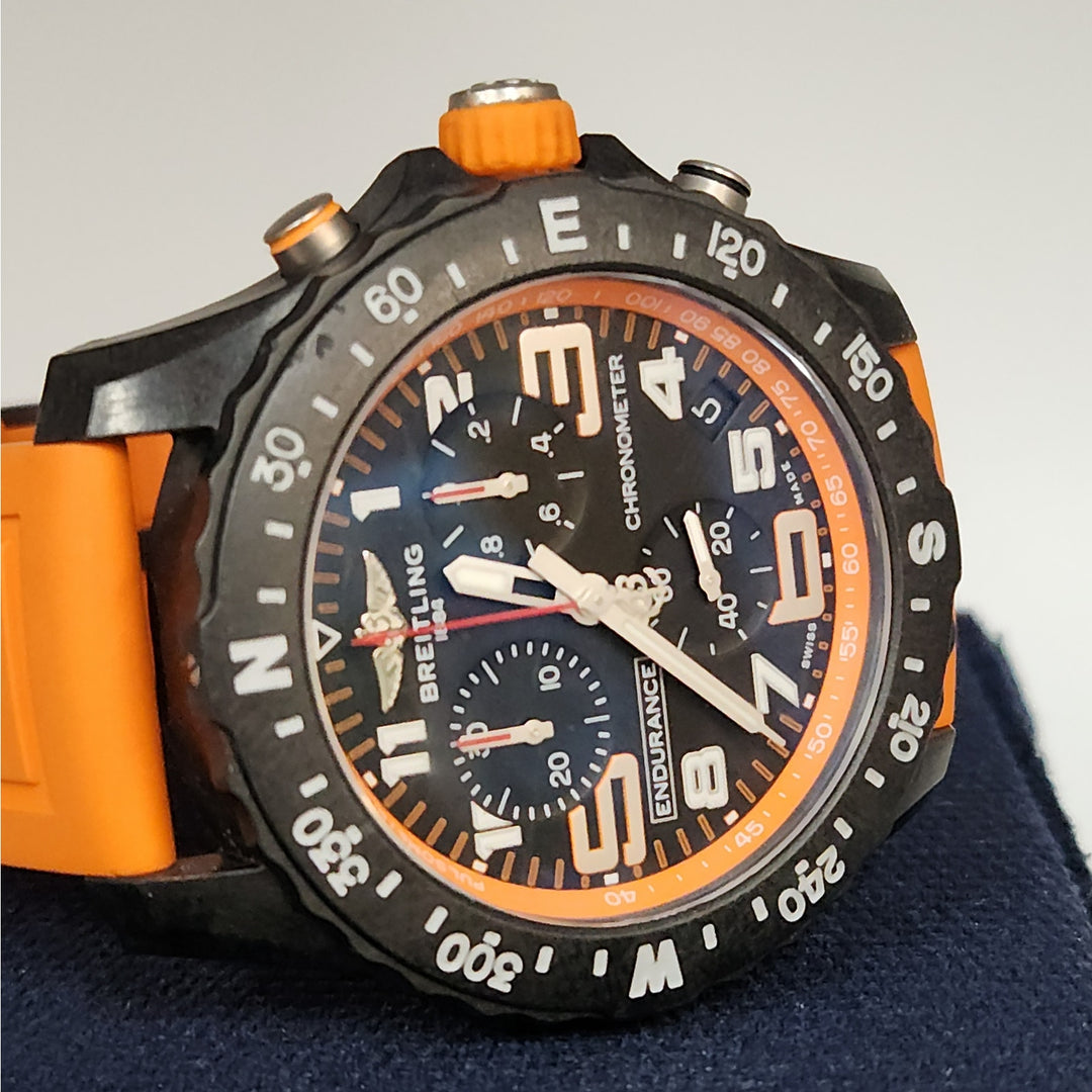 Breitling Endurance Pro Orange Black Chronograph Men's Watch X82310