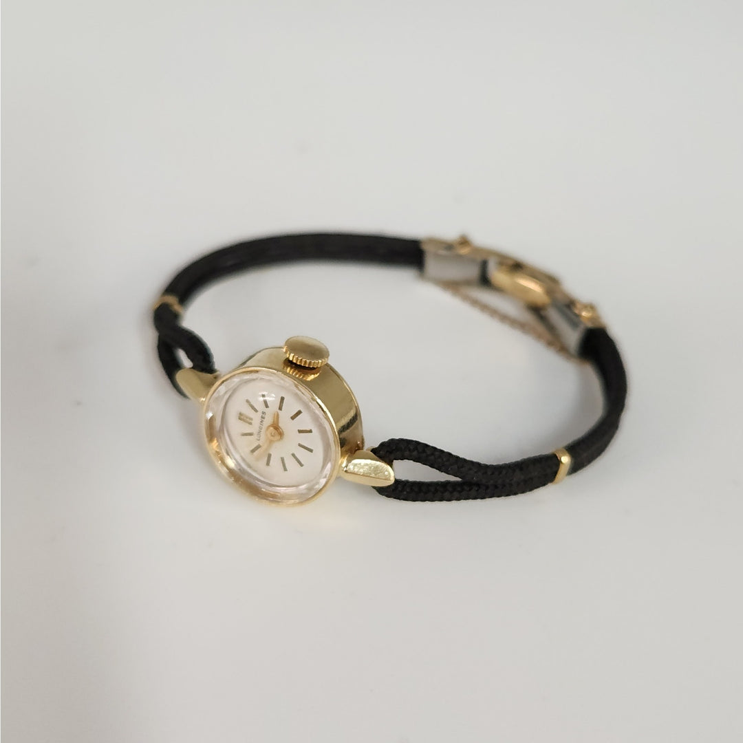 Vintage longines 14k Gold Ladies Cocktail Watch w/ Speidel bracelet