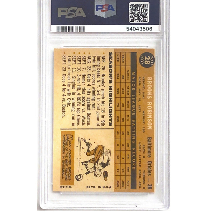 1960 Topps #28 Brooks Robinson EX-6
