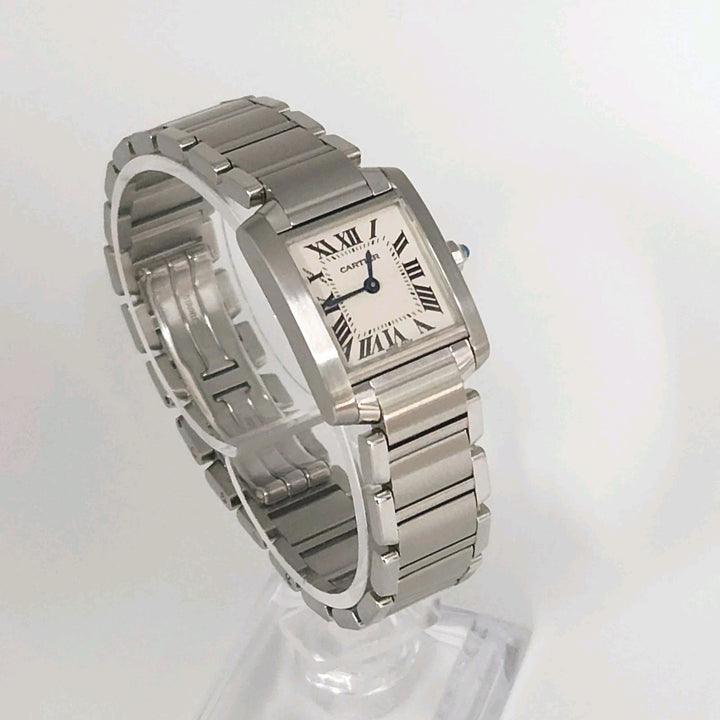 Beautiful Cartier Tank Francaise SM 2384 Quartz Women's Watch