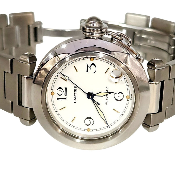 Cartier Pasha 2324 Automatic Stainless Steel Men Watch
