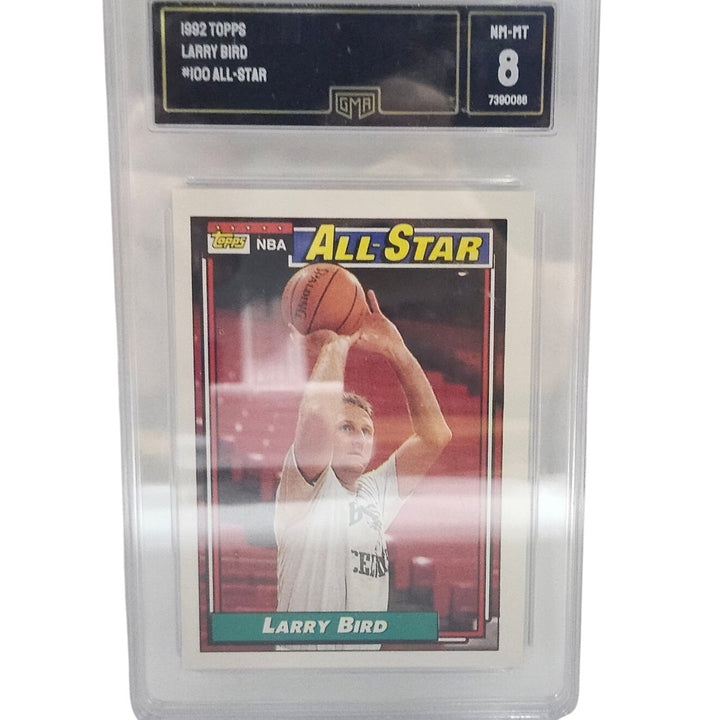 1992 Topps Larry Bird All-Star #100 Basketball Card GMA 8 NM-MT Boston Celticsa