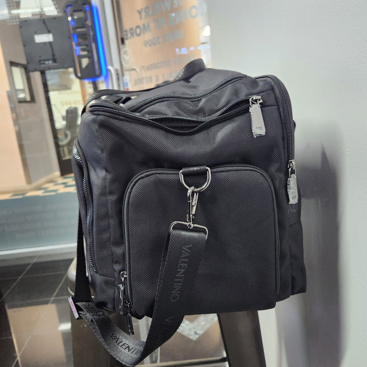 Valentino By Mario Duffle Travel Carry-on Black Color Bag