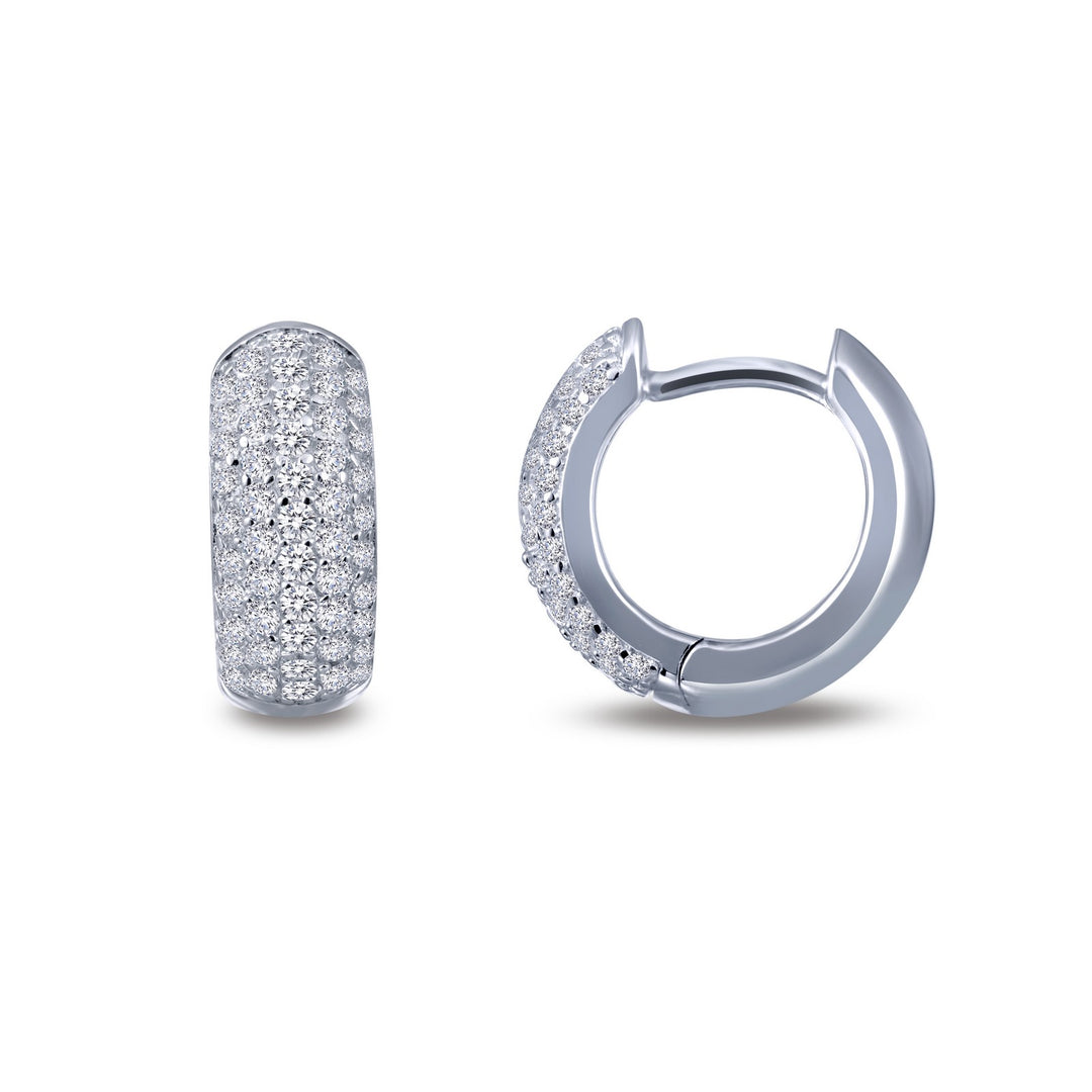 5-Row Huggie Hoop Earrings