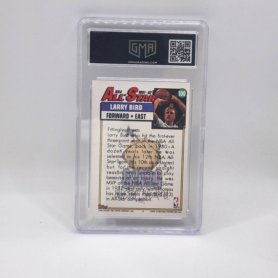 1992 Topps Larry Bird All-Star #100 Boston Celtics GMA 8 NM-MT Vintage