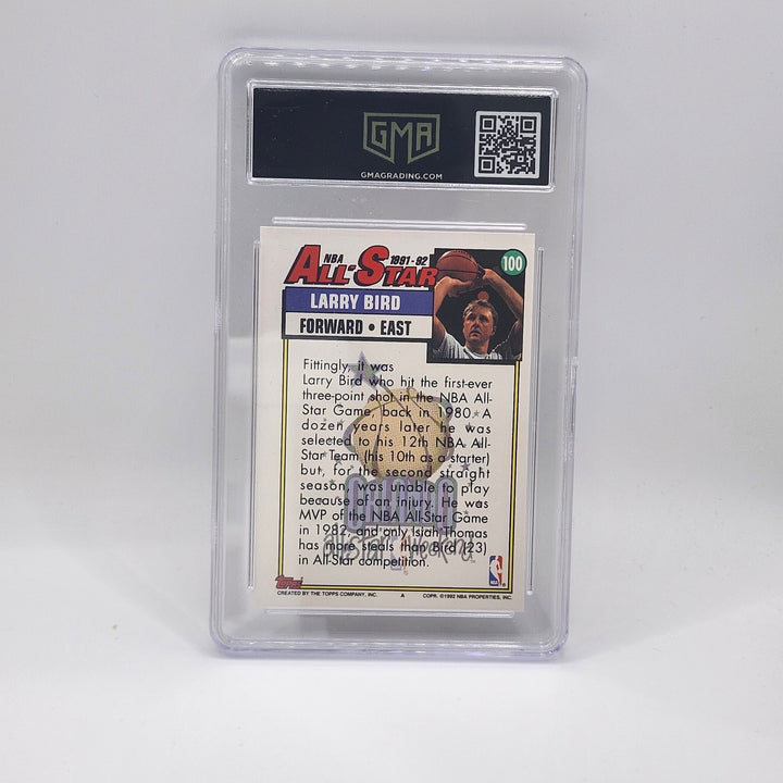 1992 Topps Larry Bird All-Star #100 Boston Celtics GMA 8 NM-MT Vintage