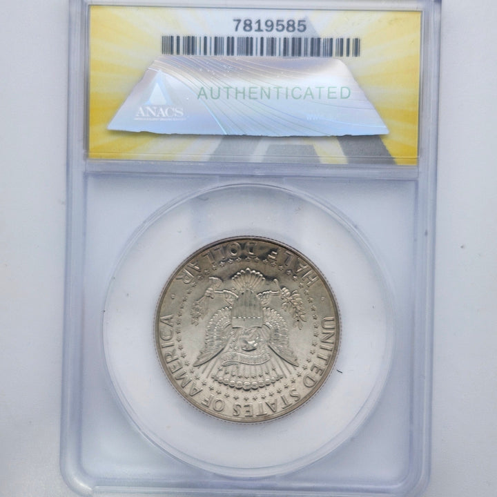 1988P Kennedy Half Dollar 50C ANACS MS 65 Mint State Philadelphia US