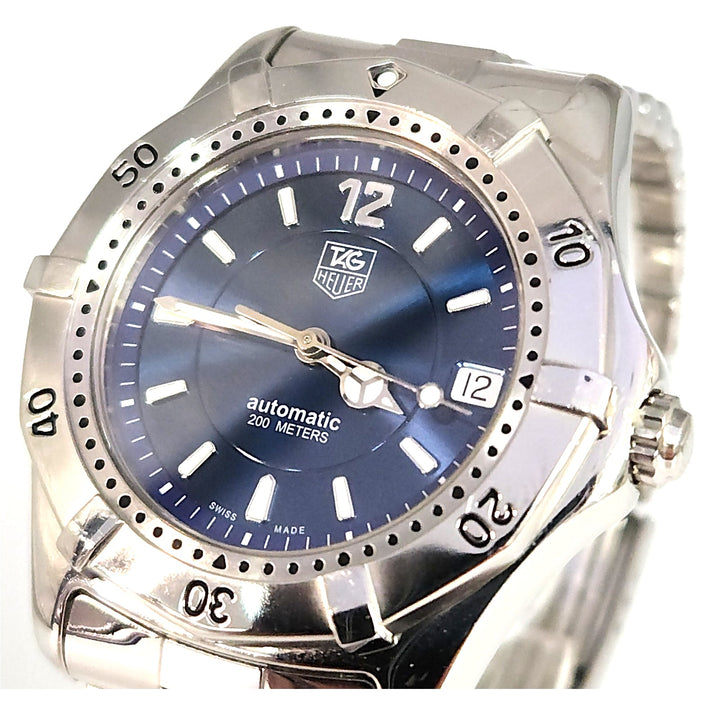 TAG  Heuer 2000 Series Automatic Watch Blue Dial Stainless Steel 200m WK2117