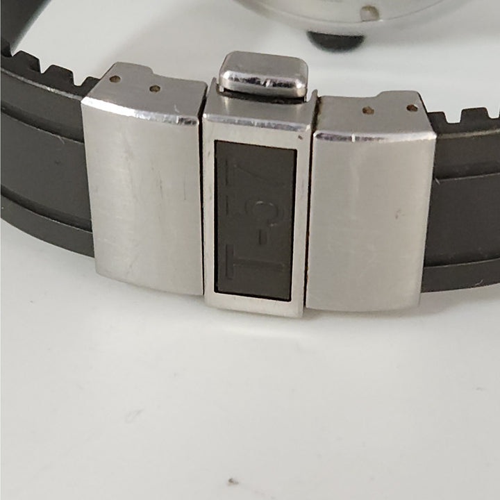 Tiffany & Co. T-57 Automatic Chronometer Stainless Steel & Rubber Strap Watch