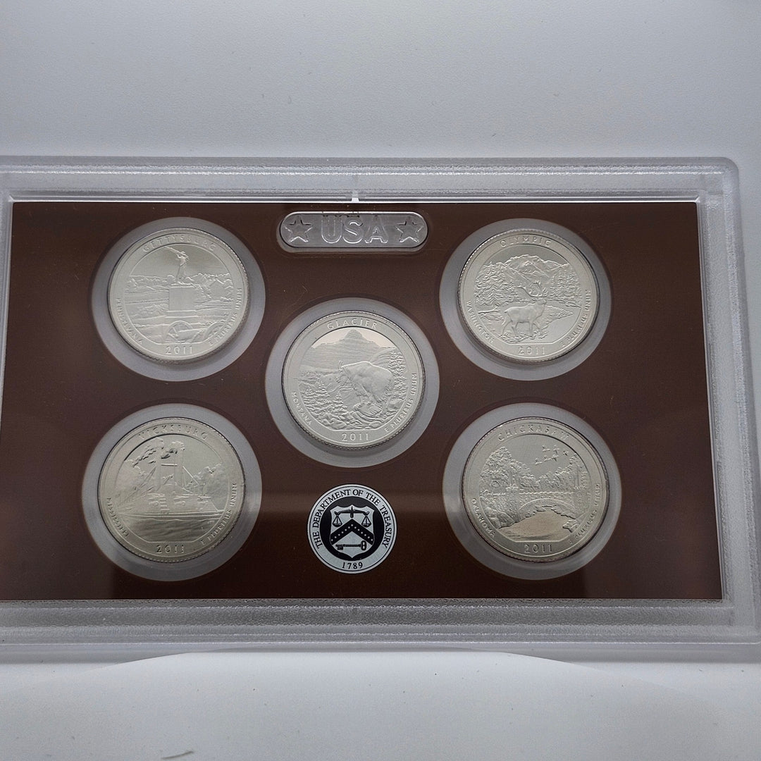 2011-S United States Mint Proof Set 14-Coin Original Packaging OGP COA Black Box