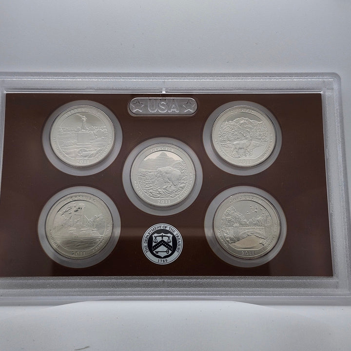 2011-S United States Mint Proof Set 14-Coin Original Packaging OGP COA Black Box