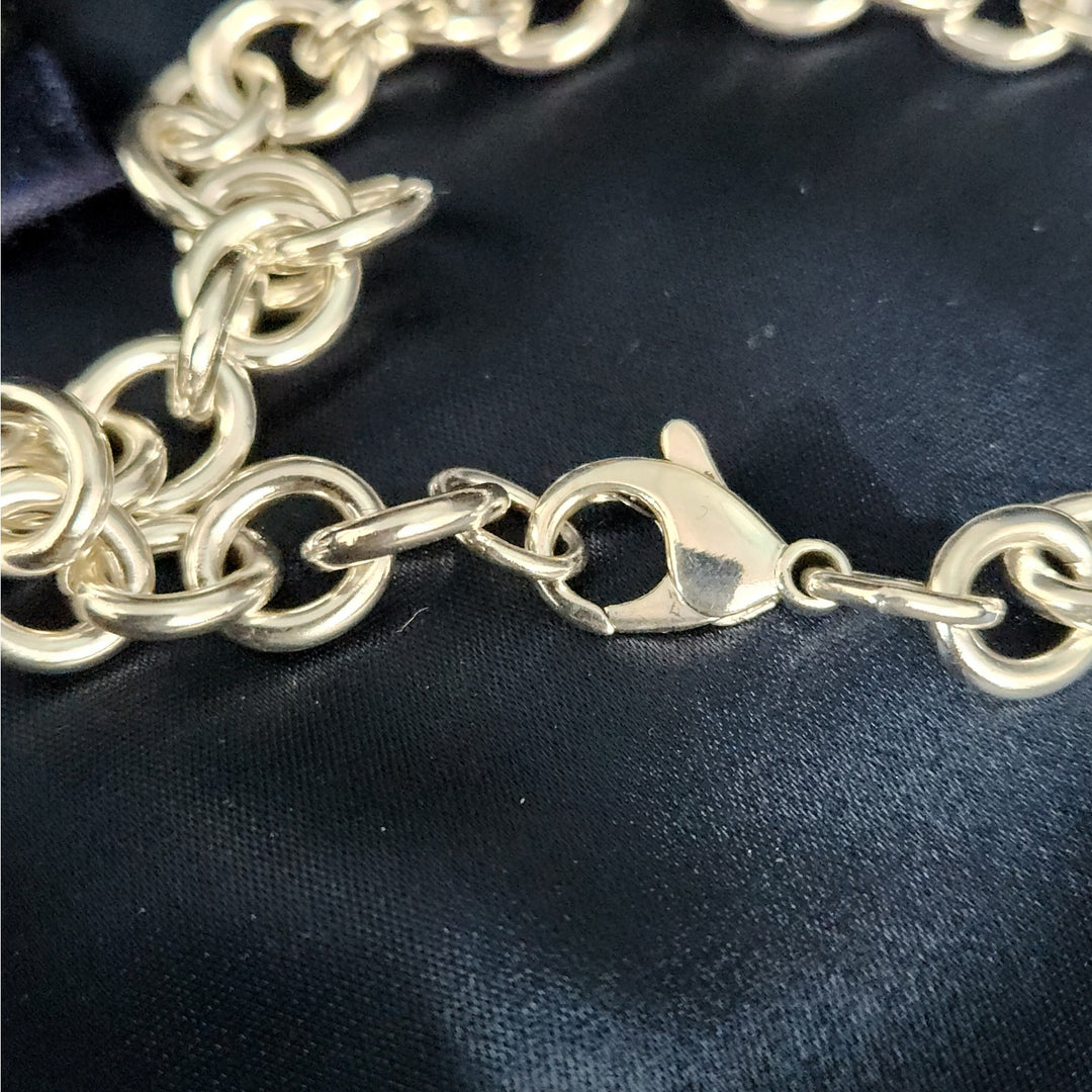 Authentic Tiffany &  Co Sterling Silver Heart Tag Necklace