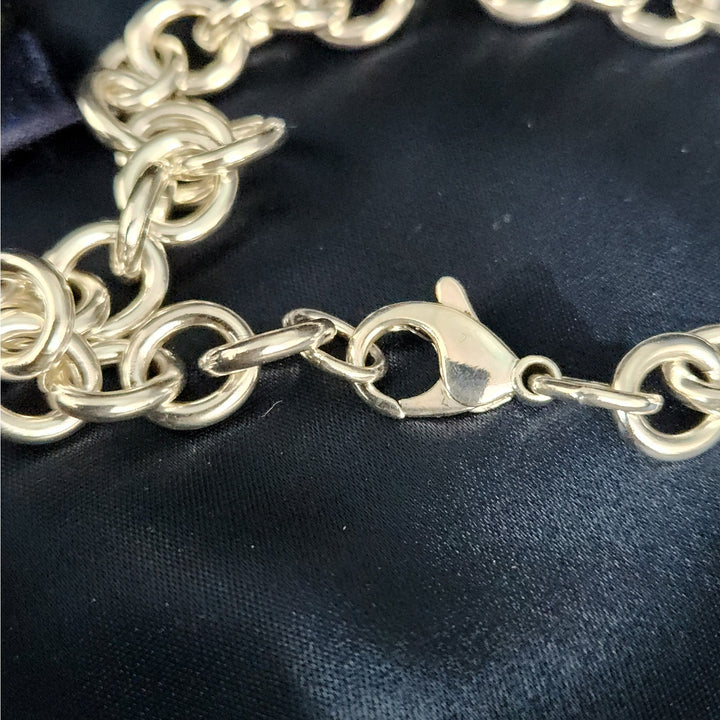 Authentic Tiffany &  Co Sterling Silver Heart Tag Necklace