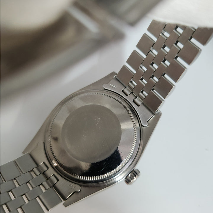 36MM Rolex 16014 Oyster Perpetual Datejust Jubilee Fluted White Gold Bezel