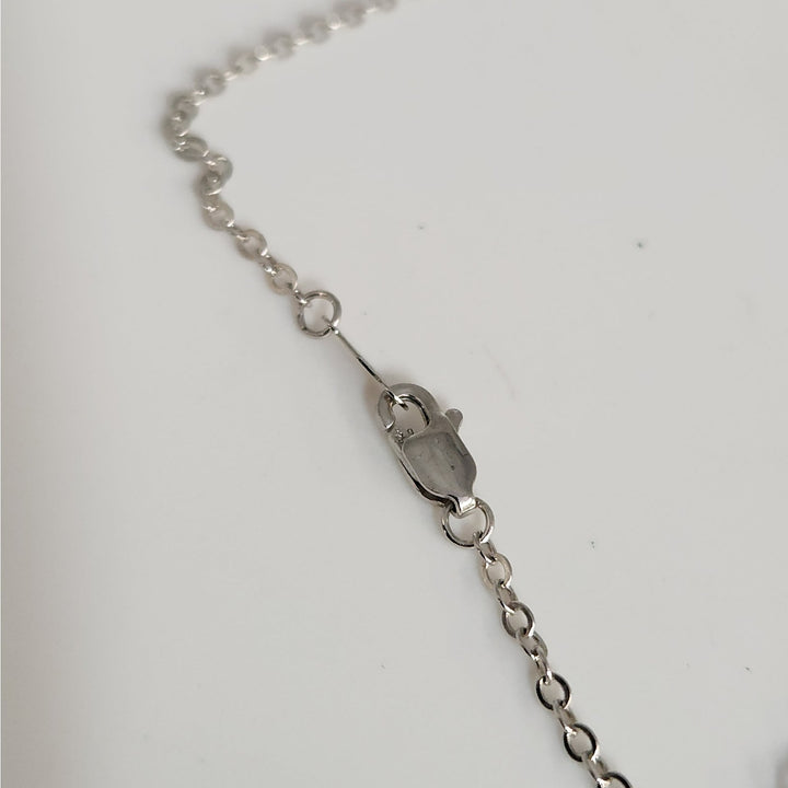 925 Sterling Silver Vintage Filigree Open Heart Pendant Necklace 18"