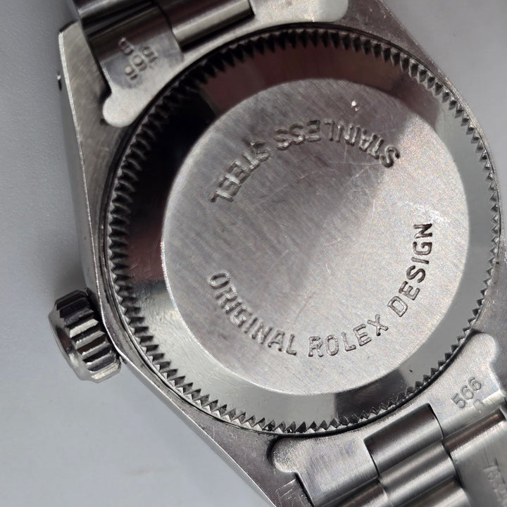 Rolex Oyster Perpetual 67180 Blue Dial 24mm Stainless Steel Watch