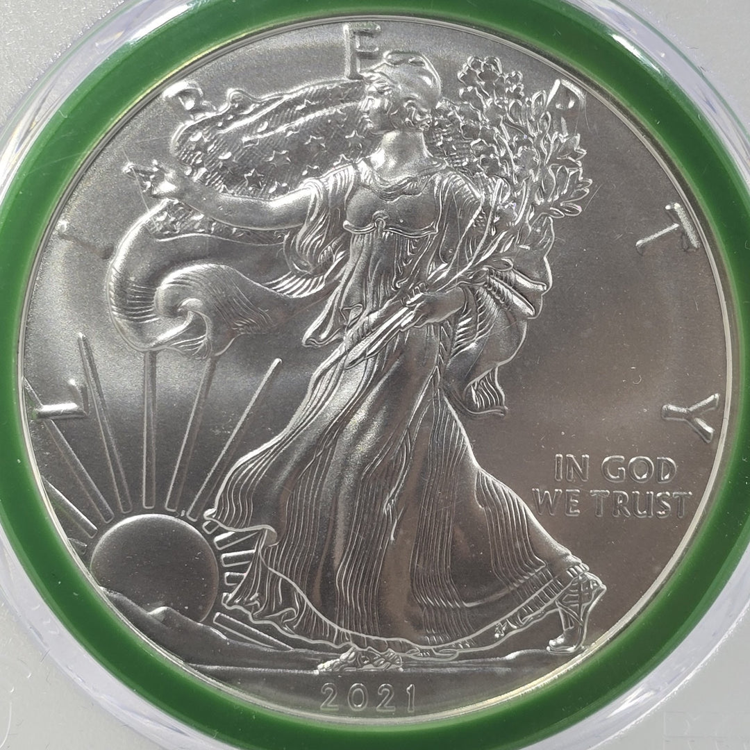 2021 US Silver Eagle PCGS MS69 Type 1 US Mint Sealed Box 1oz Fine .999 Silver
