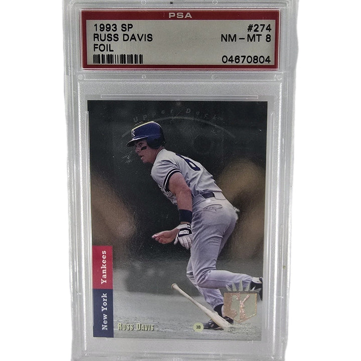 1993 Upper Deck SP Foil Russ Davis Rookie Card #274 PSA 8 NM-MT B2