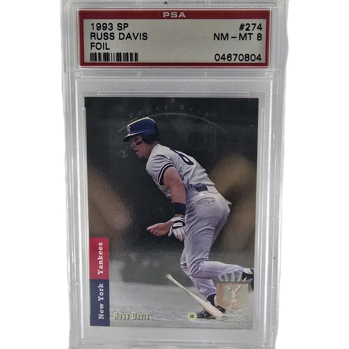 1993 Upper Deck SP Foil Russ Davis Rookie Card #274 PSA 8 NM-MT B2