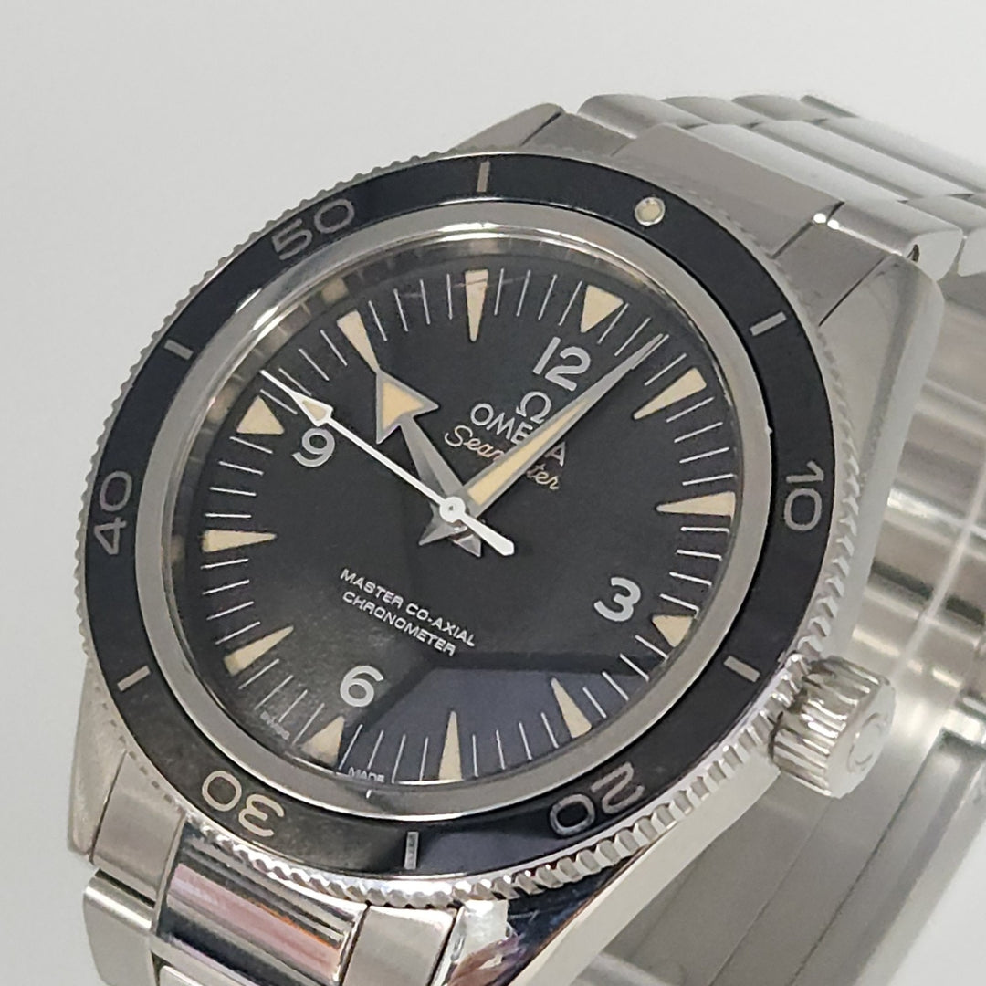 Omega Seamaster 300m Co-Axial 41mm Black Dial Men Watch