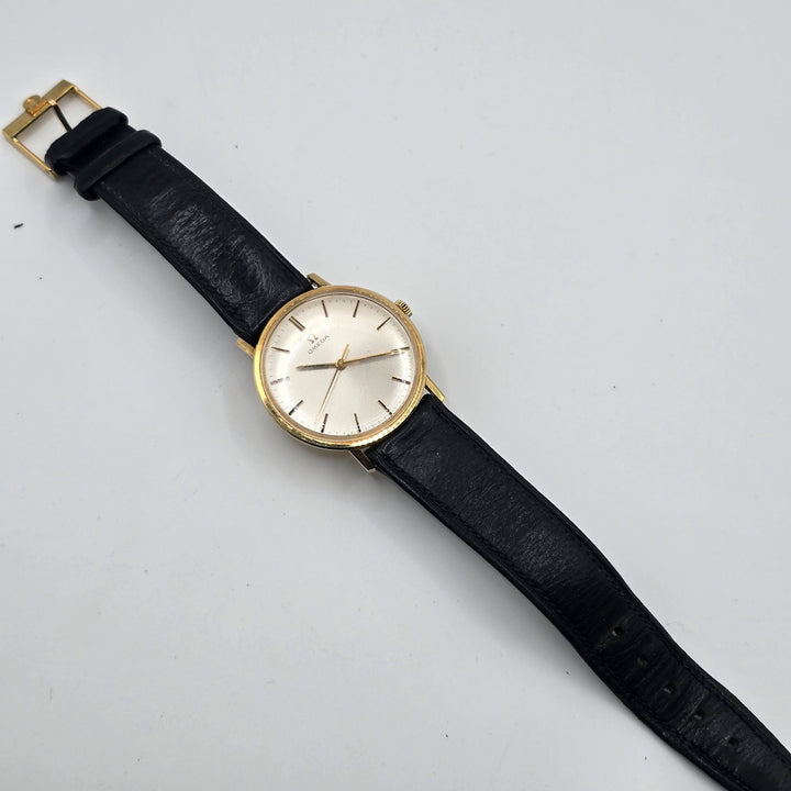 Vintage Omega 14K Solid Gold Men’s Manual-Wind Dress Watch