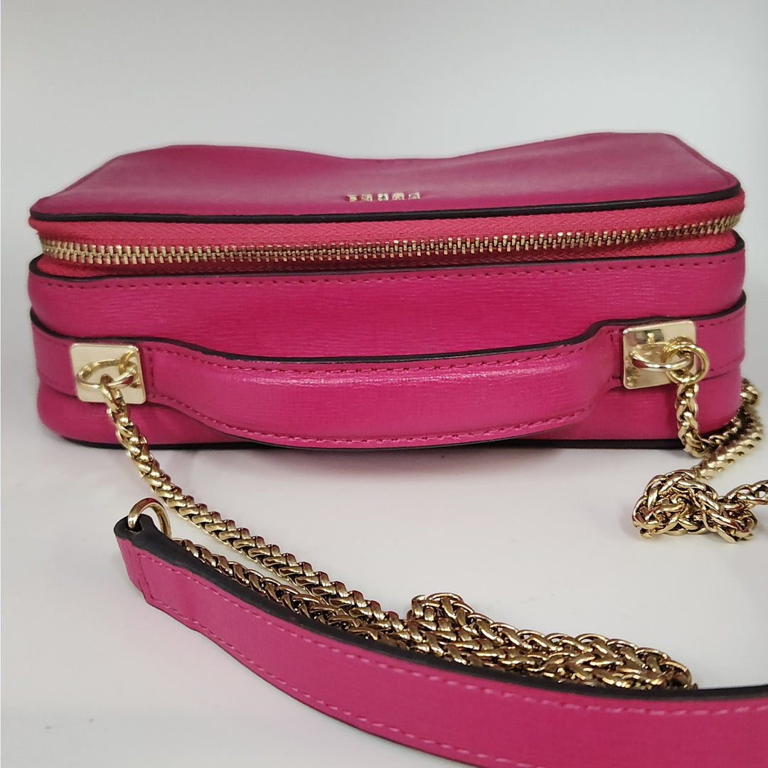FURLA Mini Shoulder Bag Purple Pink Small Crossbody