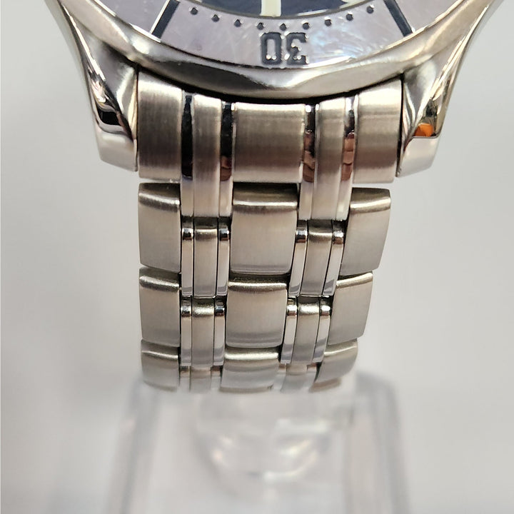 Omega Seamaster Professional 300M Quartz Steel Men's Watch 41 mm Blue Wave Dial