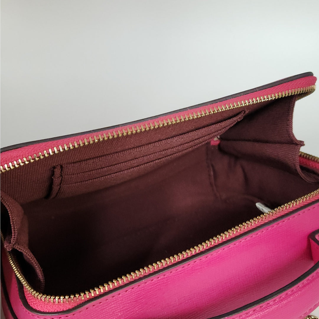 FURLA Mini Shoulder Bag Purple Pink Small Crossbody