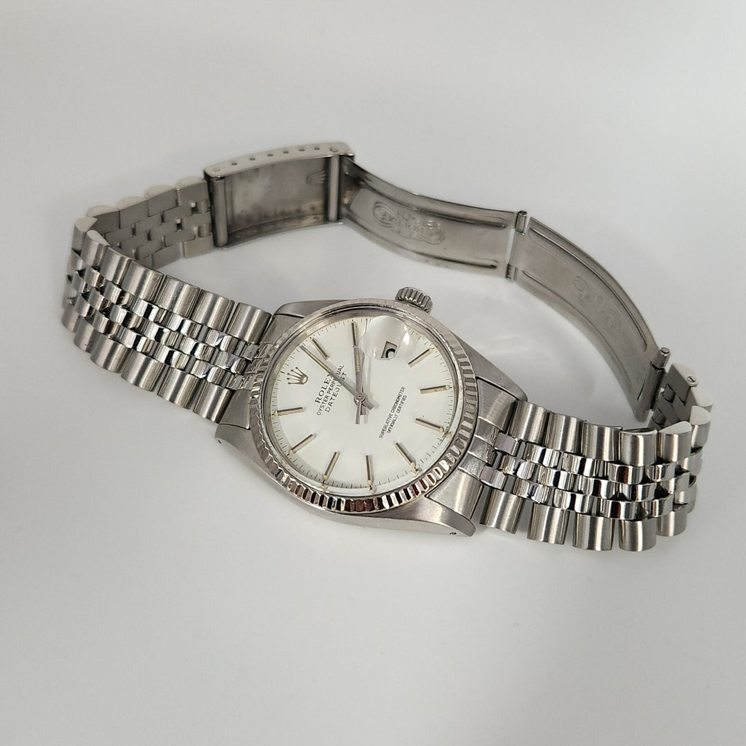 Rolex Datejust 36mm White Dial Ref.16014 Jubilee Bracelet