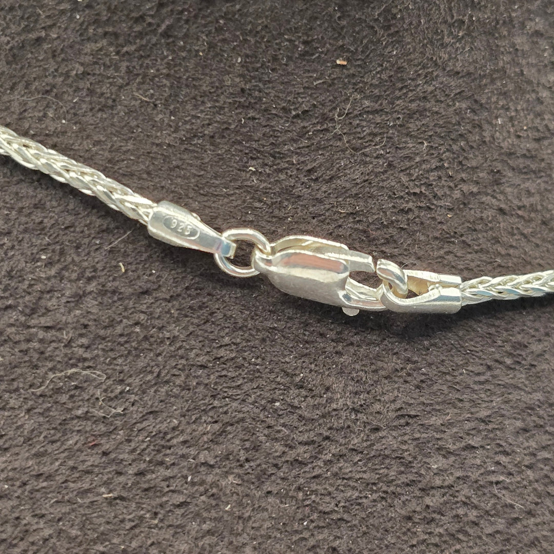 925 Sterling Silver Rope Chain Necklace 30in 7.8g Thin Lightweight Lobster