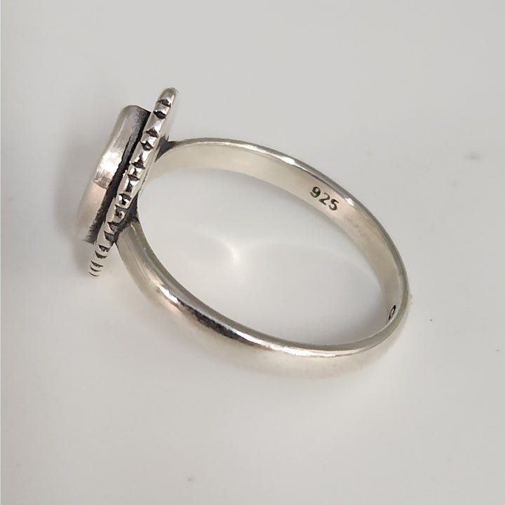 925 Sterling Silver Marquise Amethyst Ring size 8.75