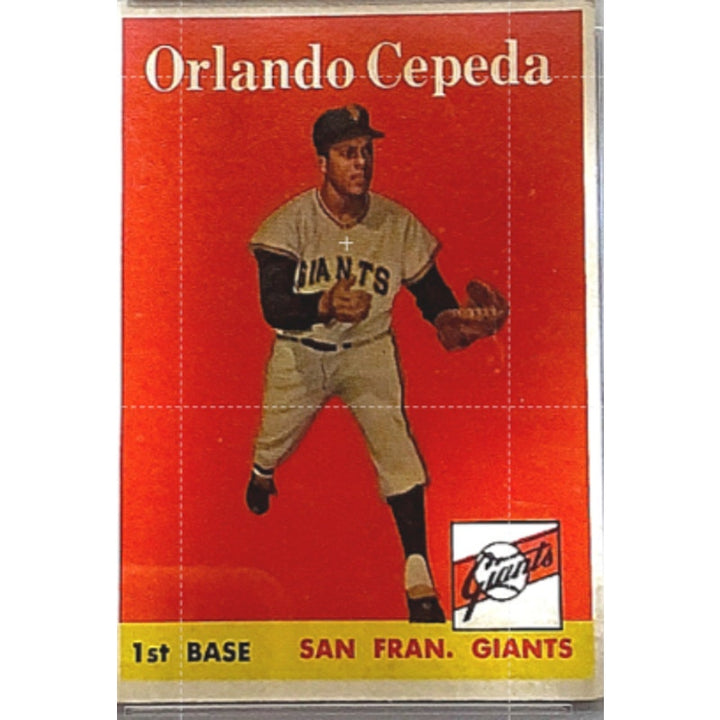 1958 Topps #343 Orlando Cepeda GOOD 2 Graded by PSA San Francisco Giants