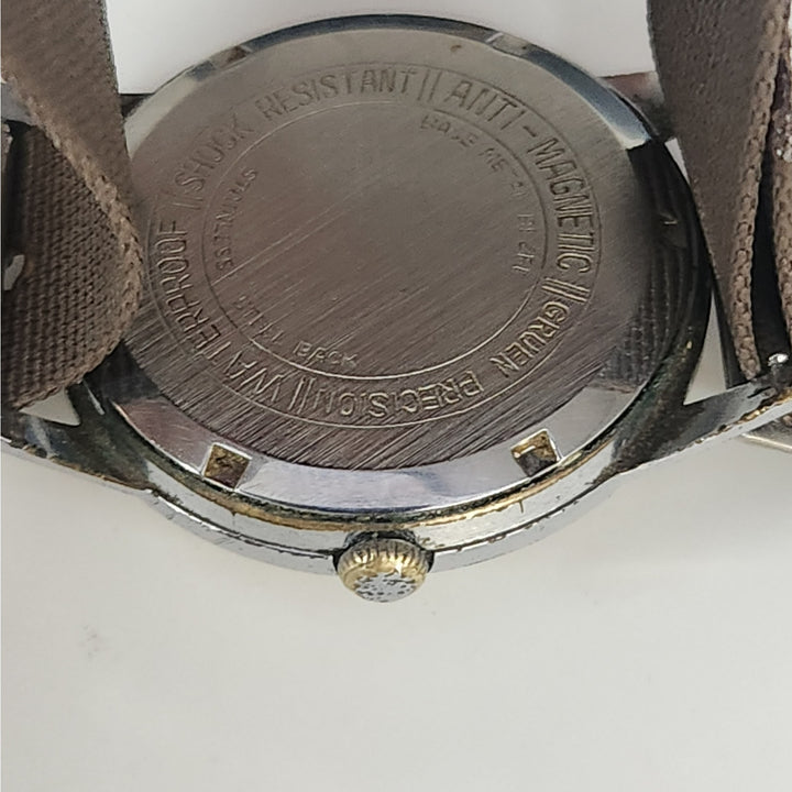 Vintage Gruen Precision Men's wrist watch Date 12 o'clock w/Original Box