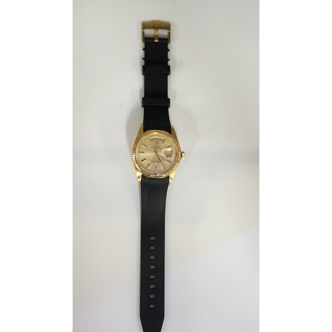 Rolex Day-Date 36 Solid 18K Yellow Gold Automatic Champagne Dial 1803