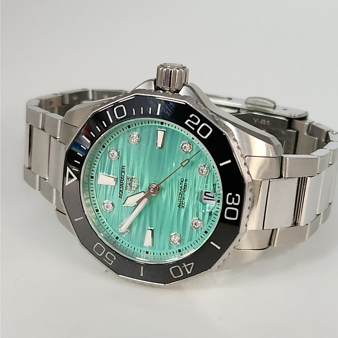 TAG HEUER Aquaracer 36MM Automatic Diamond Watch