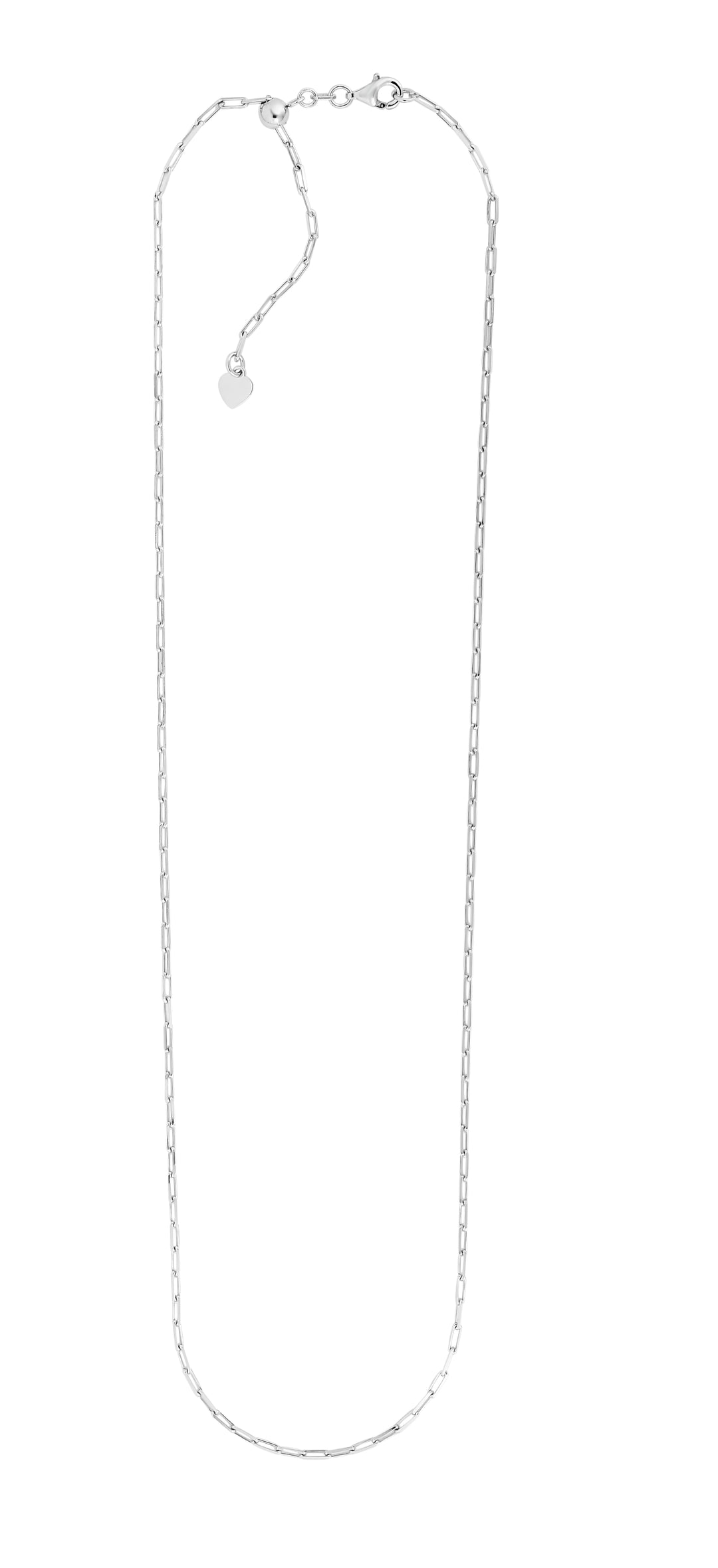 Silver 1.8mm Paperclip Chain