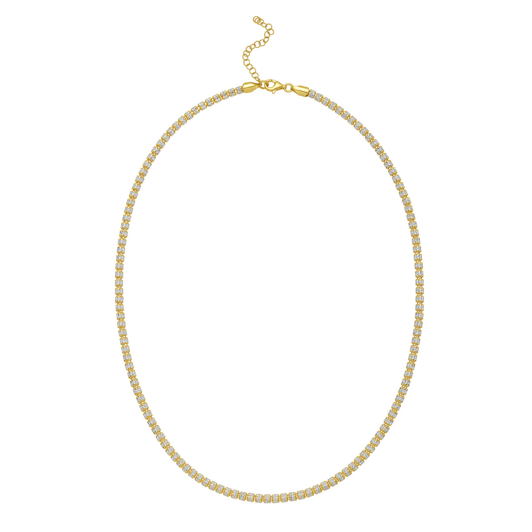 Gold Over Silver 3.8mm Ice Chain