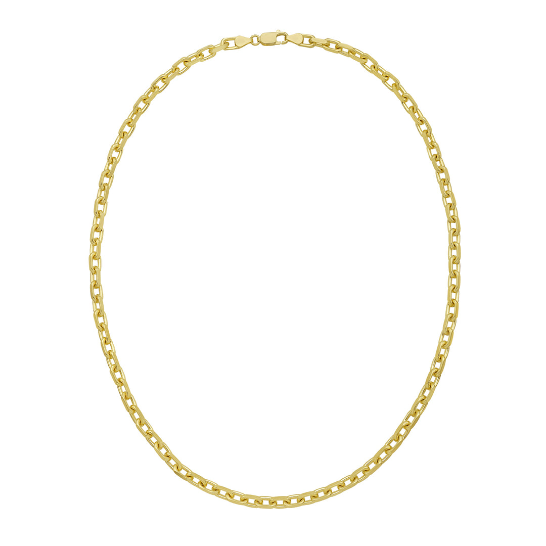 Gold Over Silver 5mm French Cable Chain