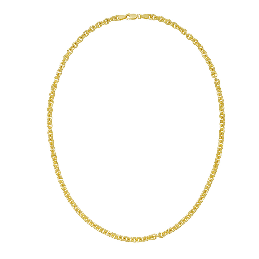 Gold Over Silver 4.7mm Rolo Chain
