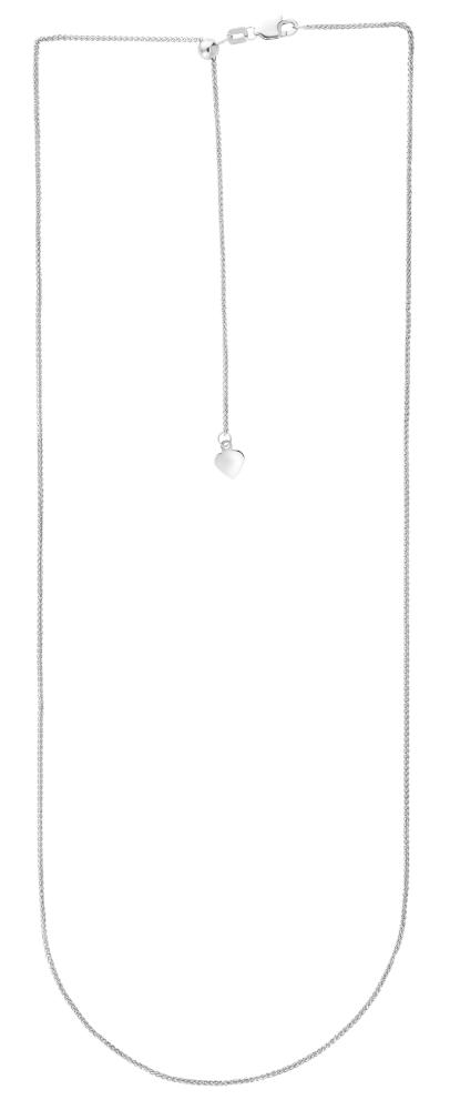 14K Gold 1mm Adjustable Wheat Chain