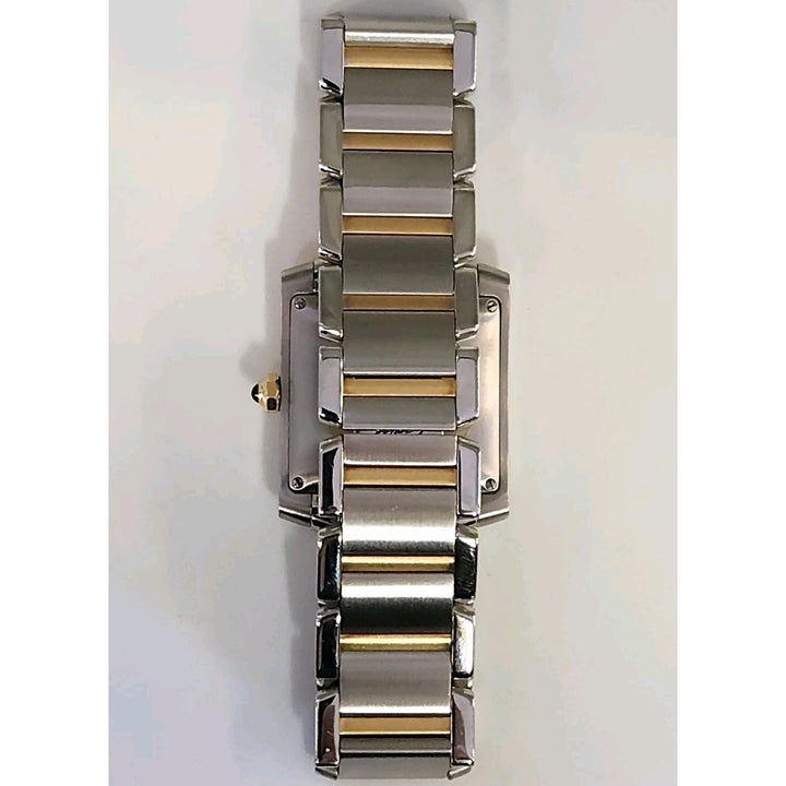 28MM Cartier Tank Francaise 2302 18k Two Tone Unisex Automatic Watch