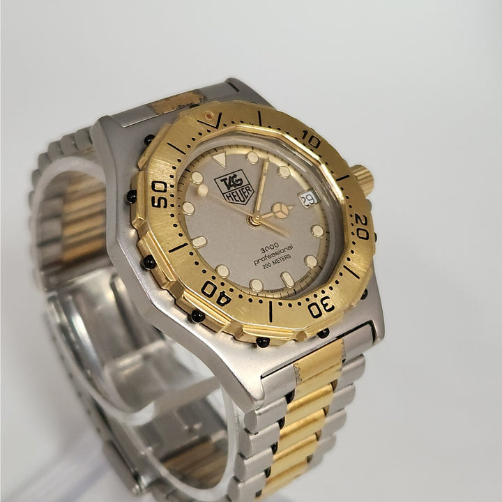 Vintage TAG Heuer 3000 Professional Two-Tone Quartz Watch 200M